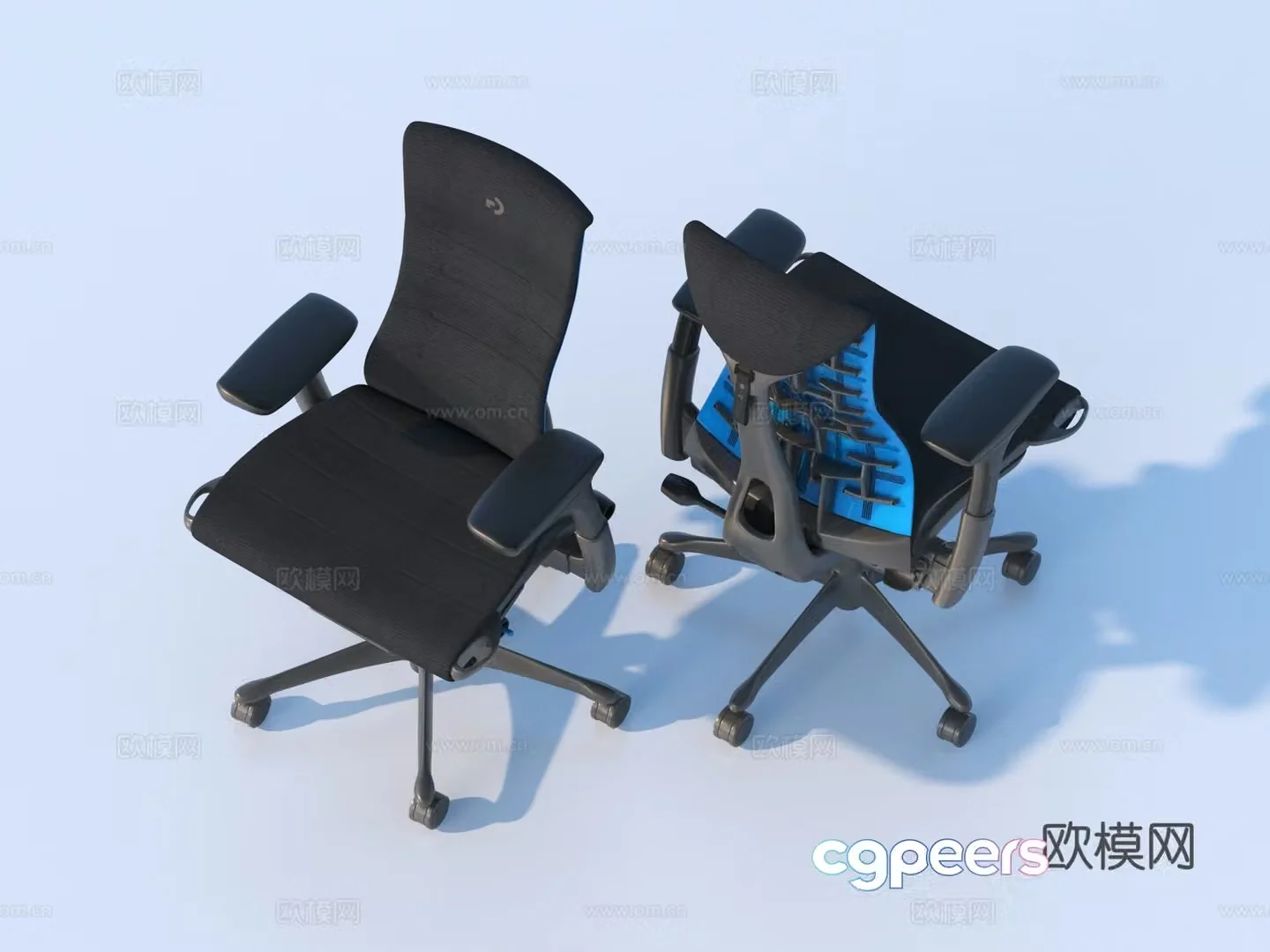 Office chair e-sports chair chair swivel chair boss chair 3d model