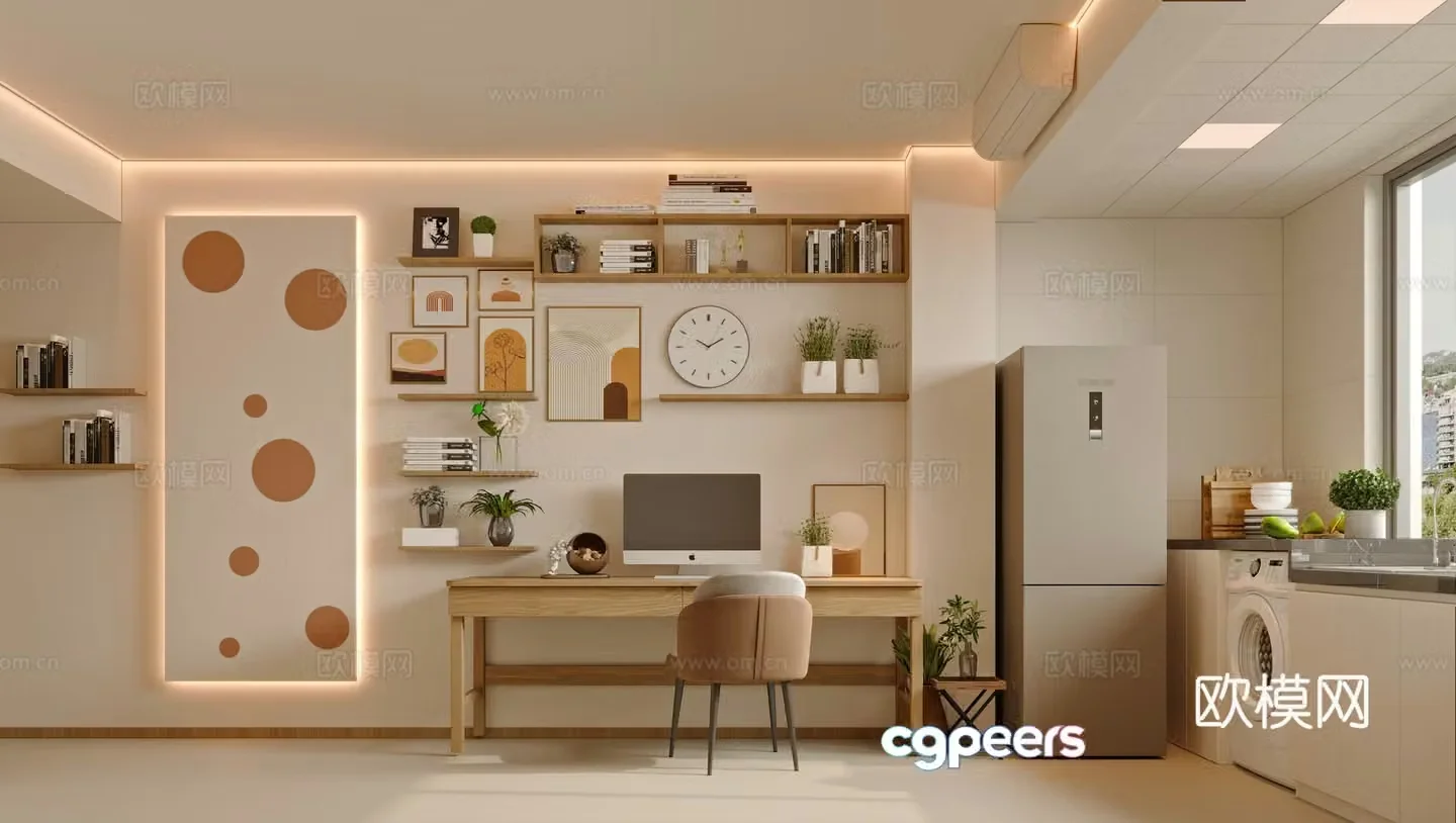 Modern apartment 3d model