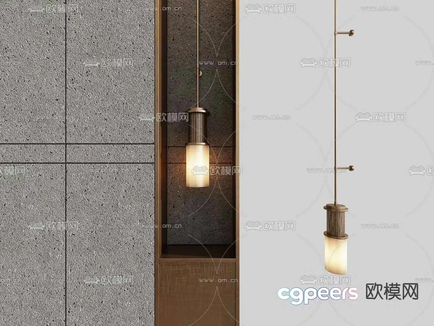 New Chinese style wall lamp bedside lamp 3d model