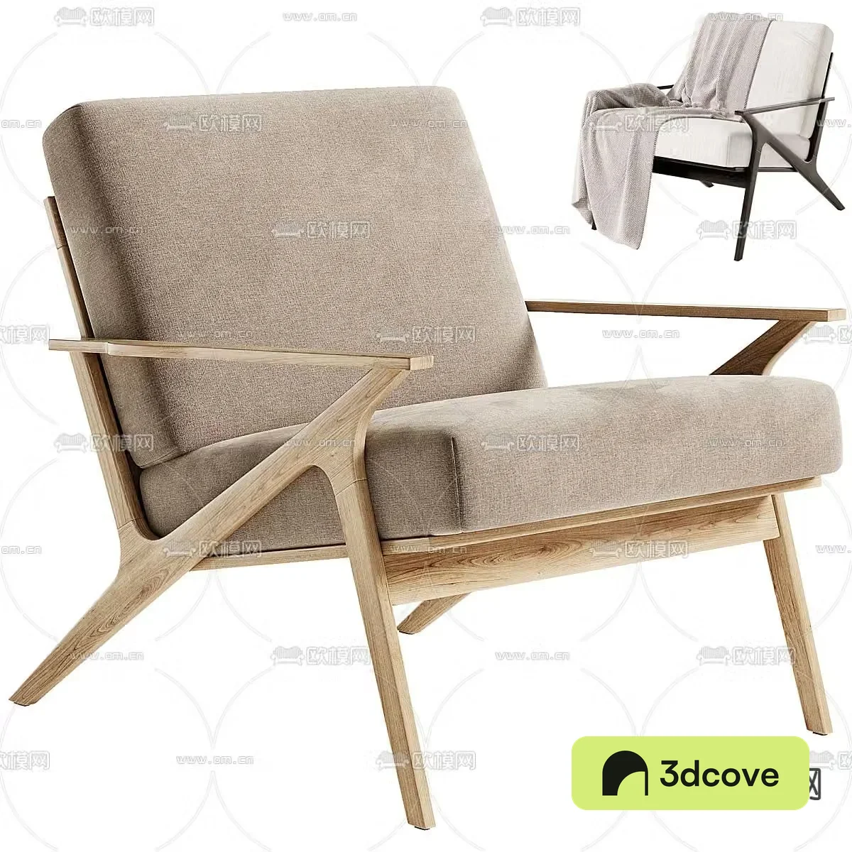 Nordic armchair lounge chair