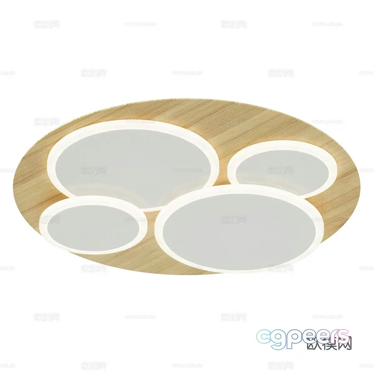 Nordic ceiling lamp bedroom lamp 3d model