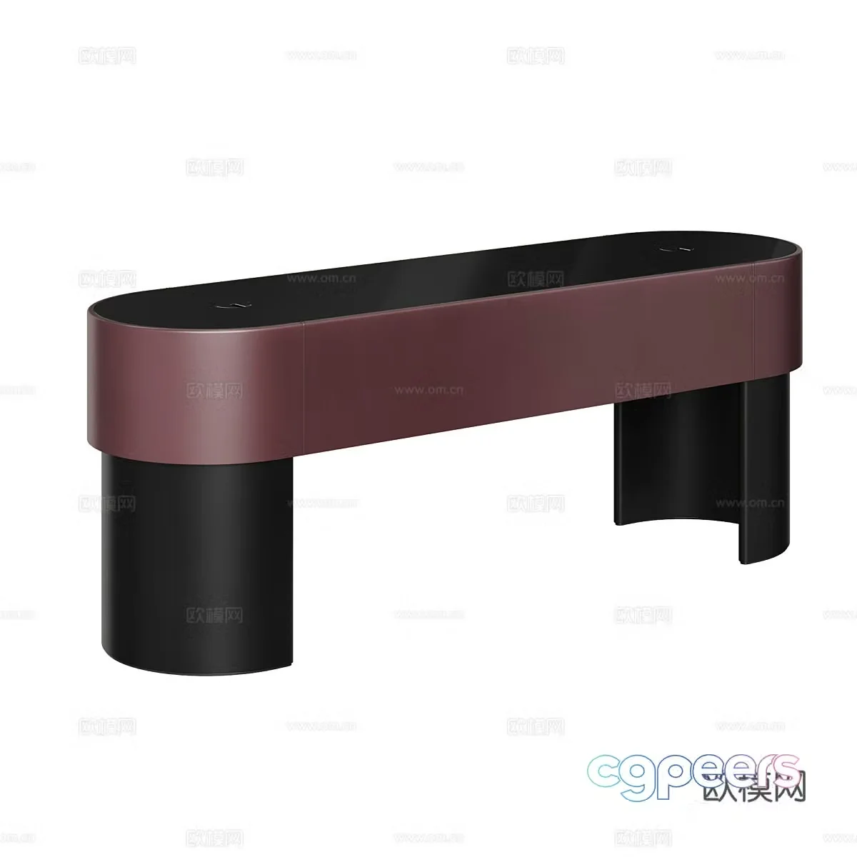 Modern light luxury FIFTYFOURMS Lusso end viewing platform 3D model
