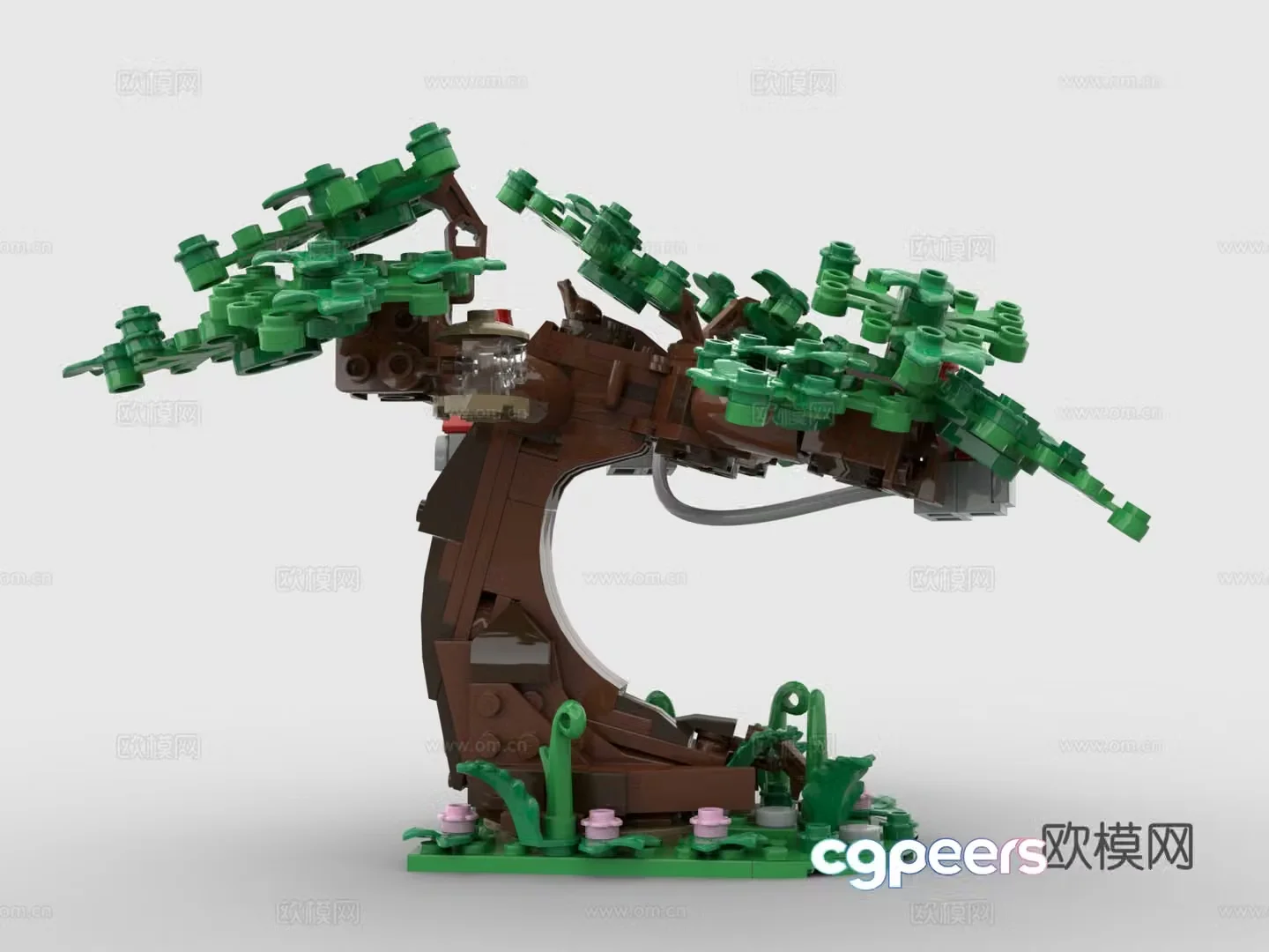 LEGO toys building block toys big tree figure 3D model