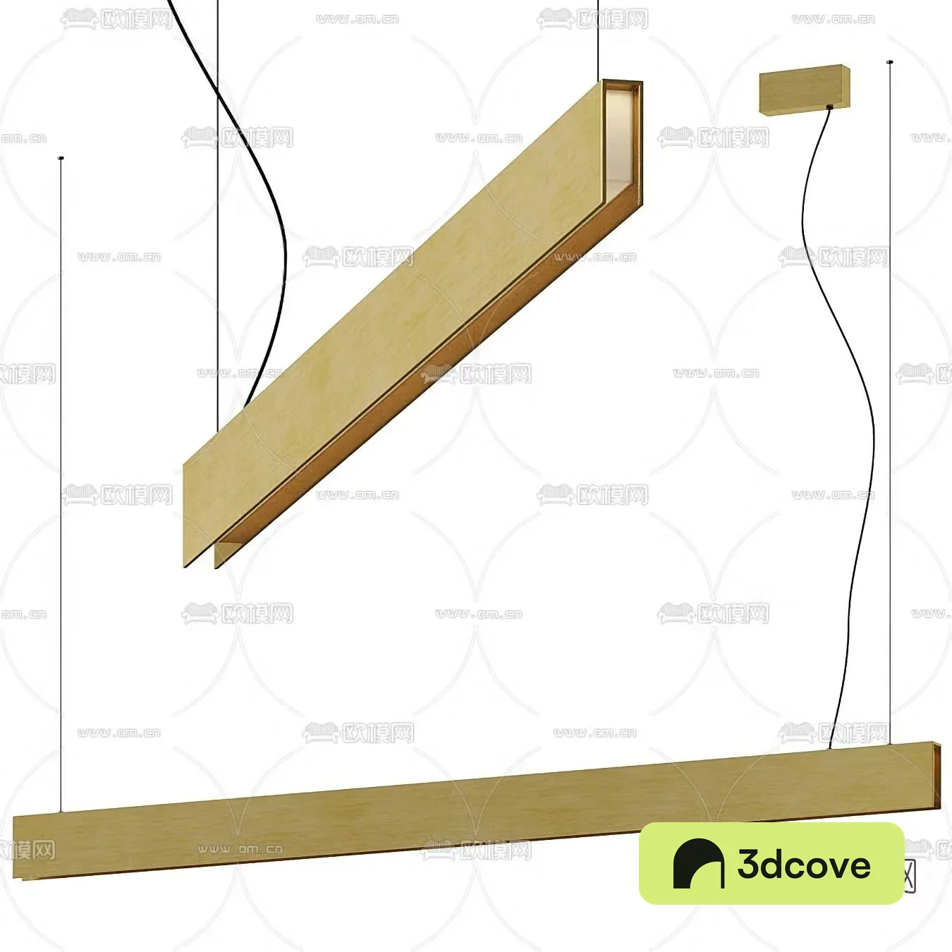 BAXTER LED office chandelier