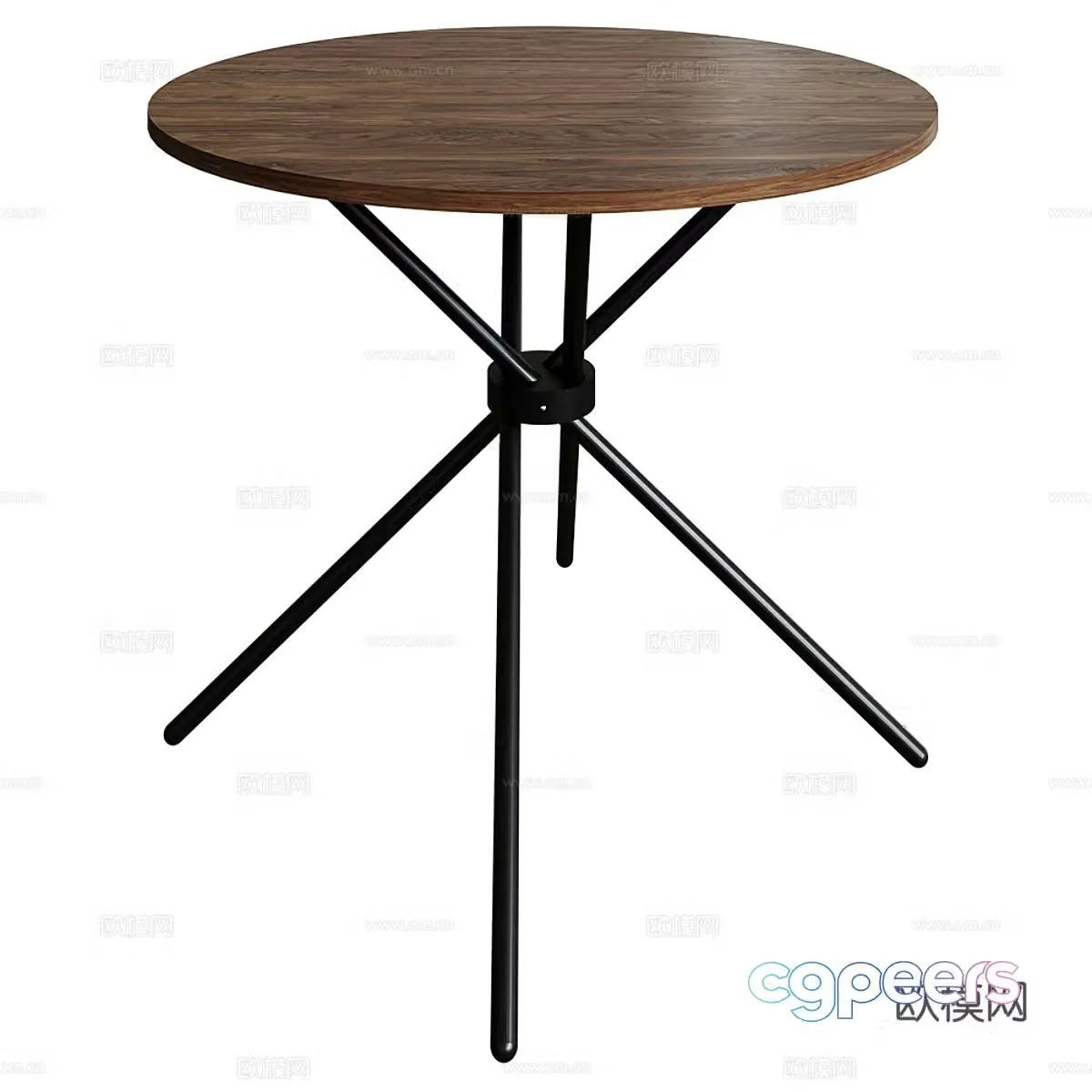 Casual table 3d model
