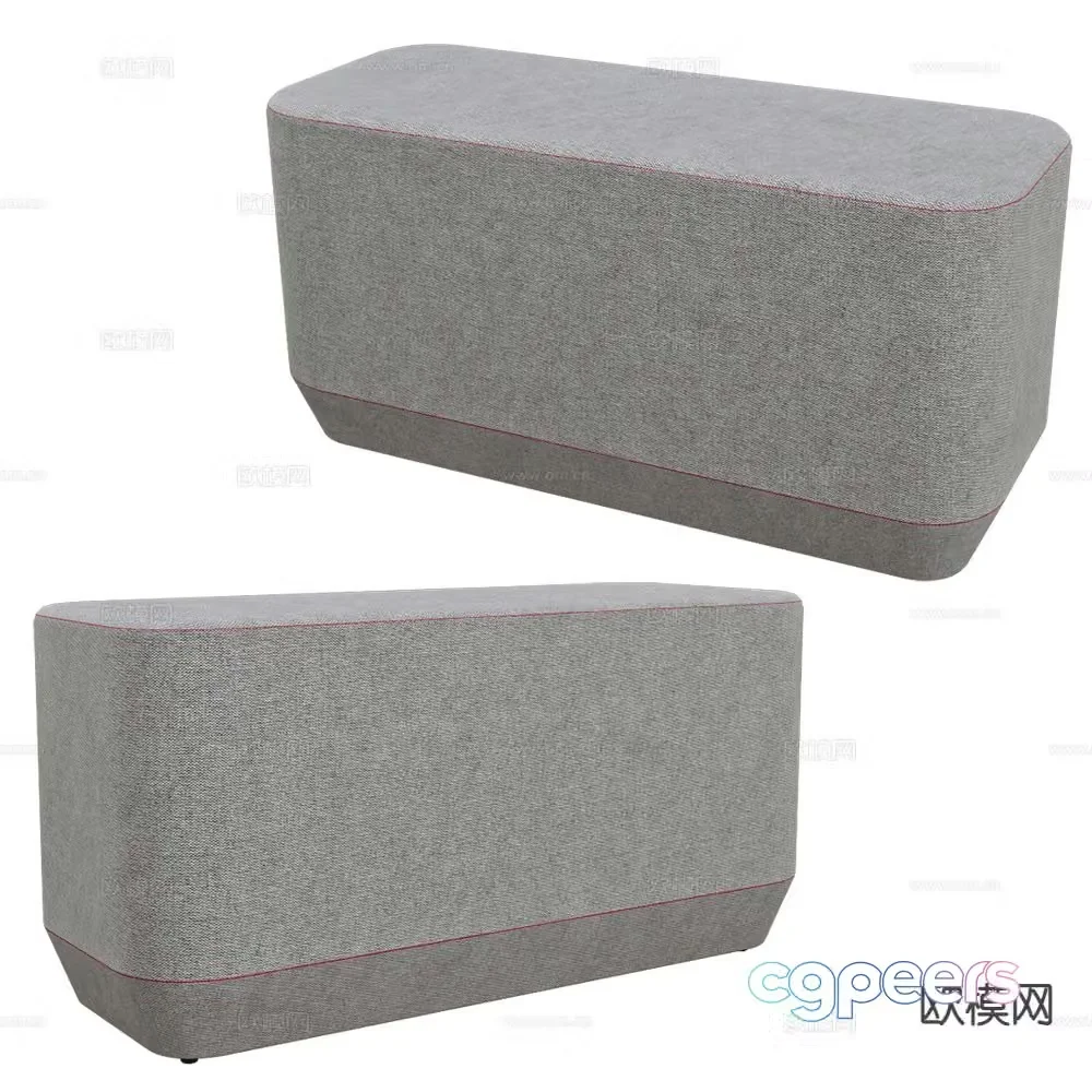 Schiavello stool bench sofa stool 3d model