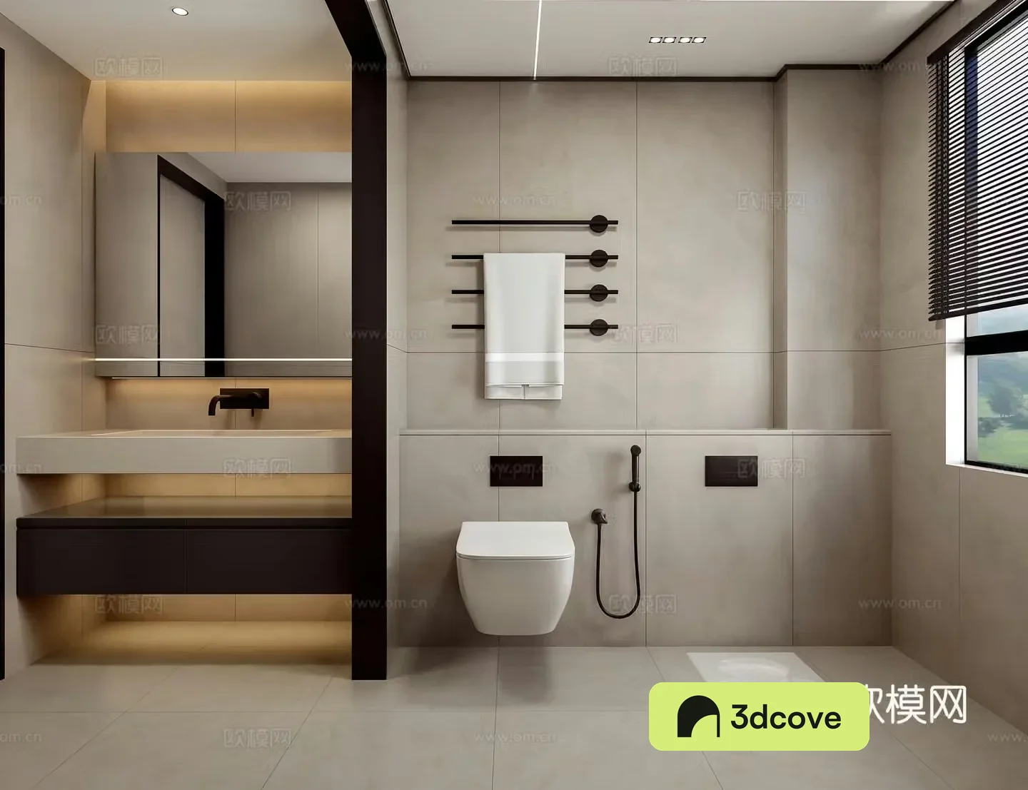 Modern bathroom
