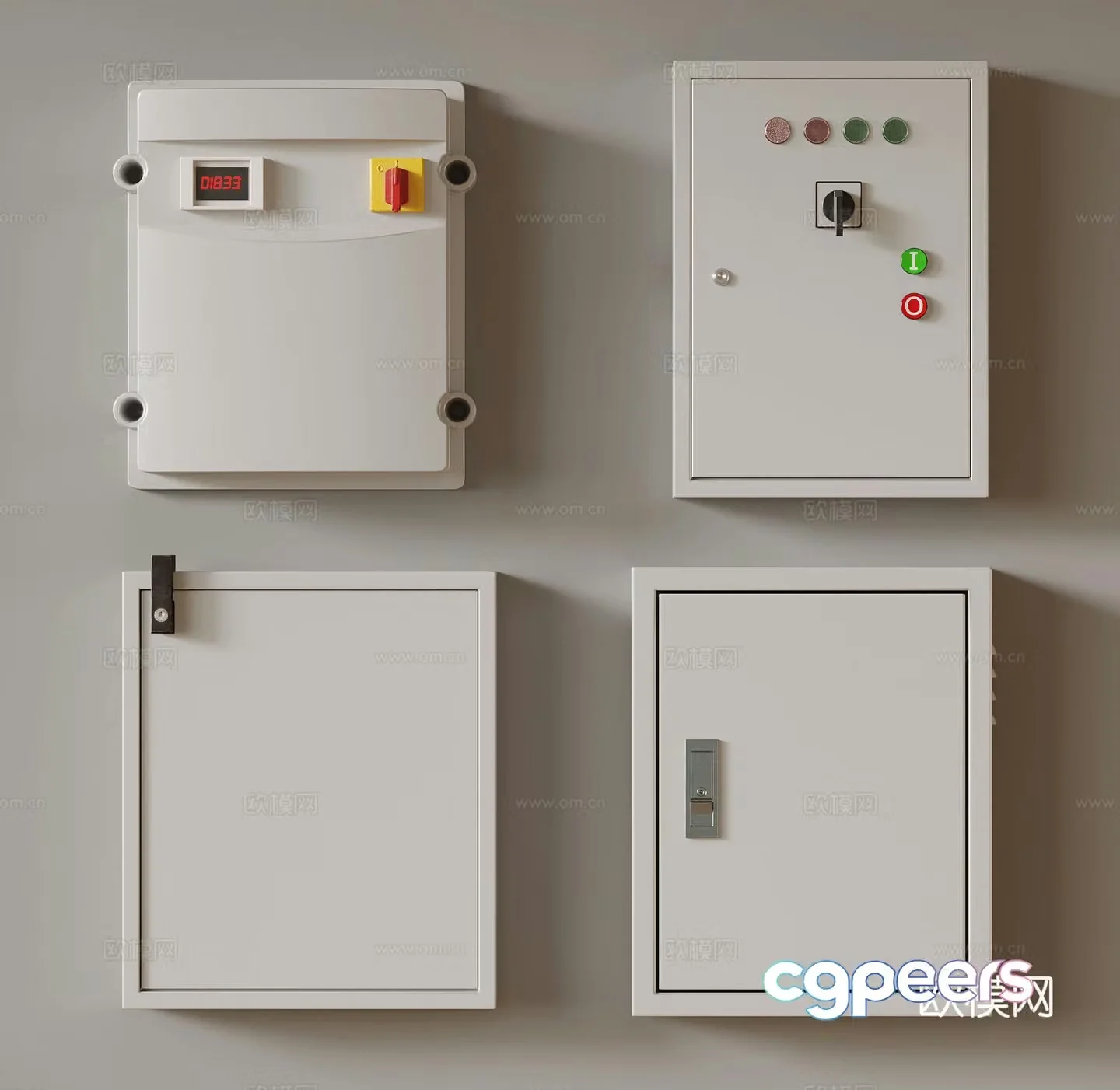 Other electrical appliances Modern electric box switch 3D model