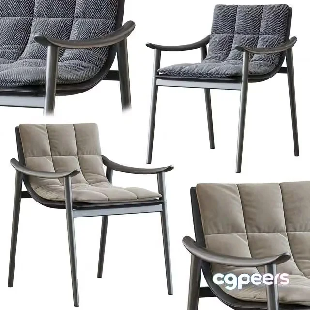 3ds Max Free – Minotti fynn chair