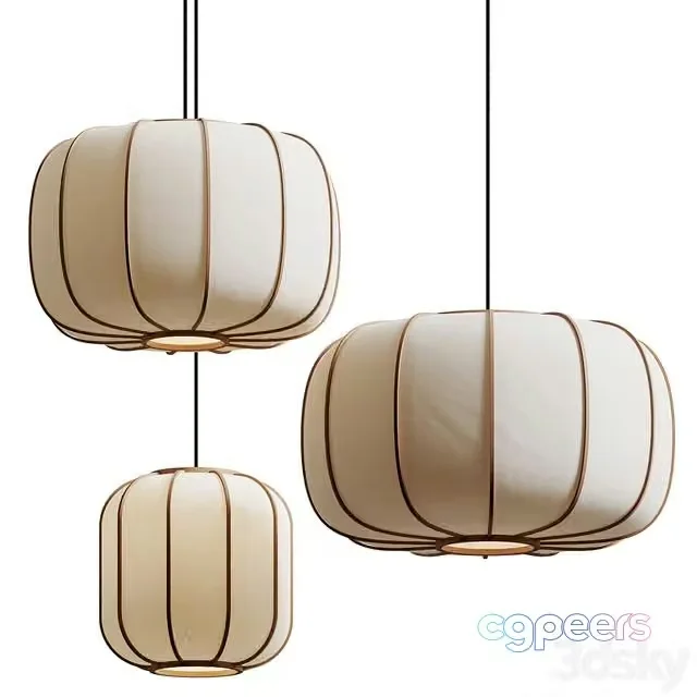 3ds Max Free – Time & Style Botan no Hana Pendant Lamps