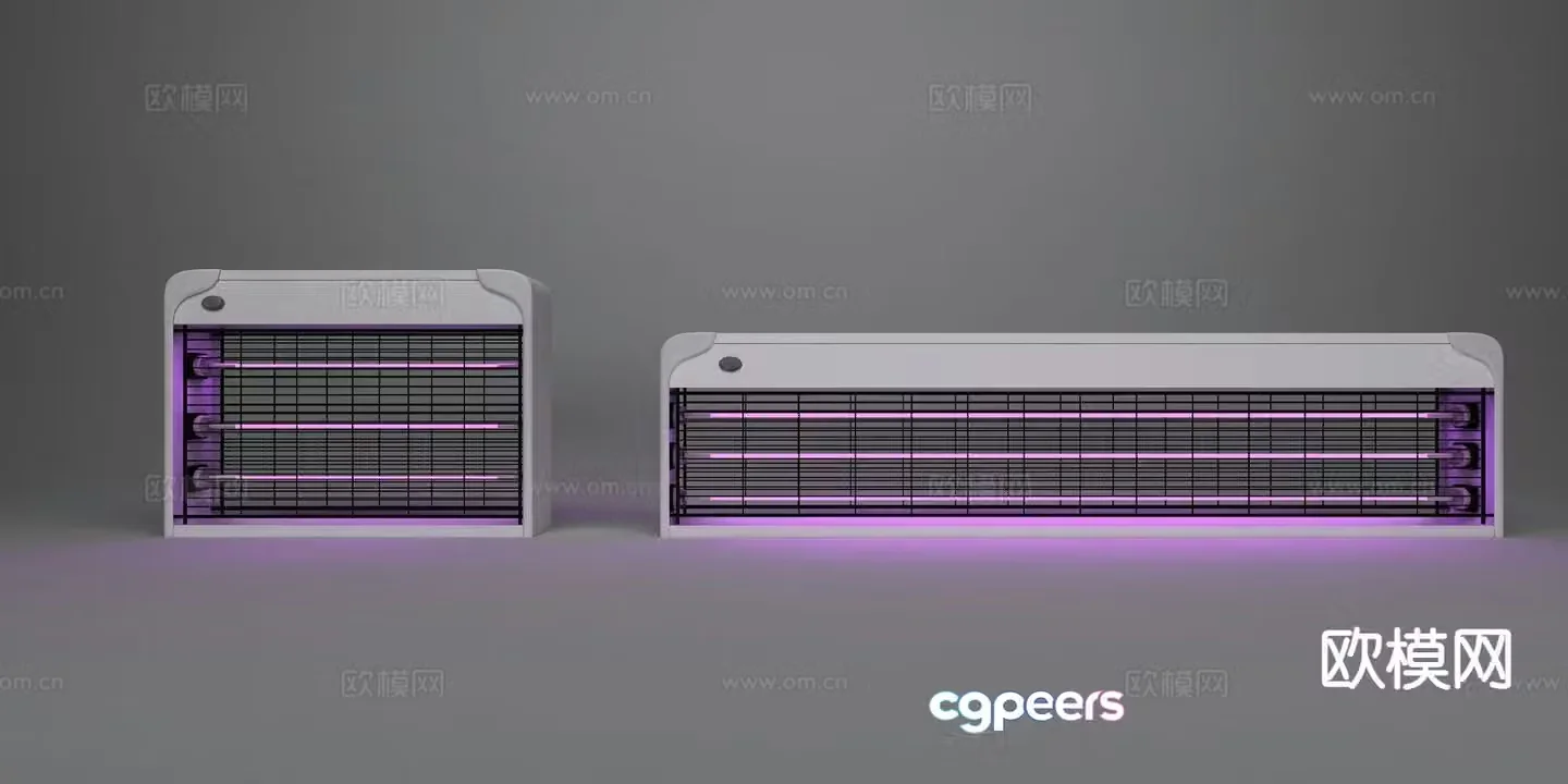 UV lamp mosquito killer lamp disinfection lamp 3d model