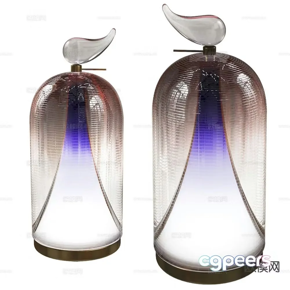 Italamp glass table lamp 3d model