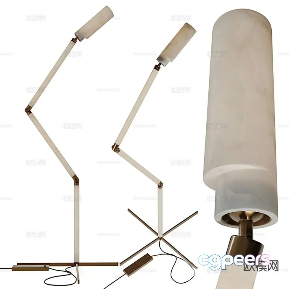 Modern floor lamp 3d model