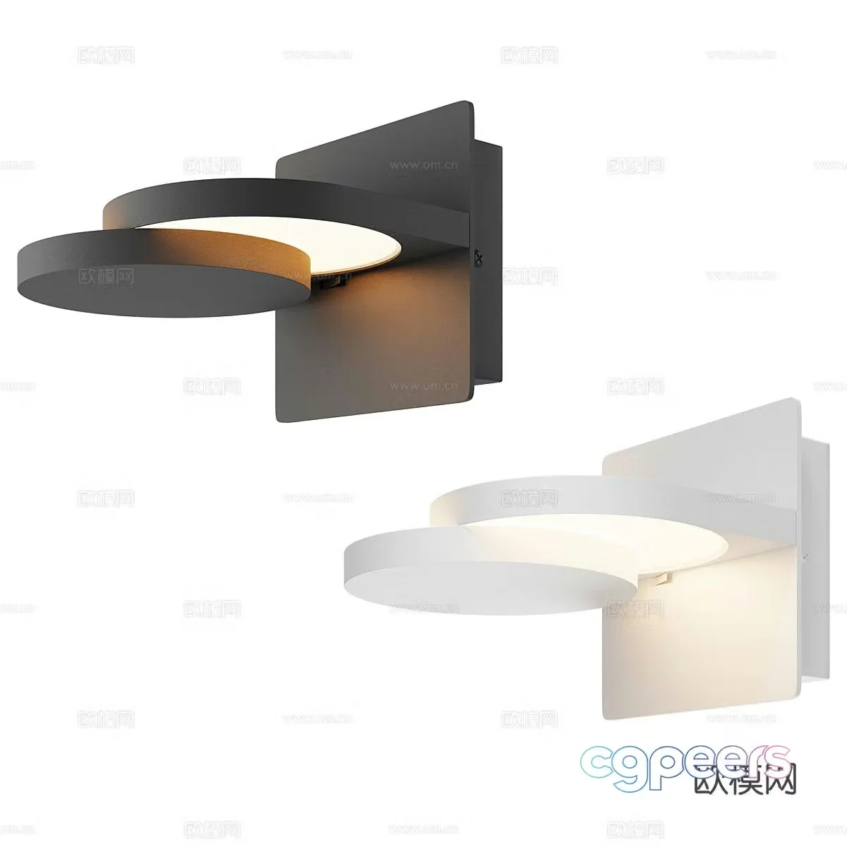 Simple wall lamp bedside wall lamp 3d model