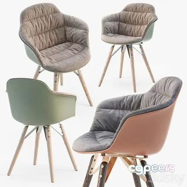 3ds Max Free – Bontempi Mood covered armchair