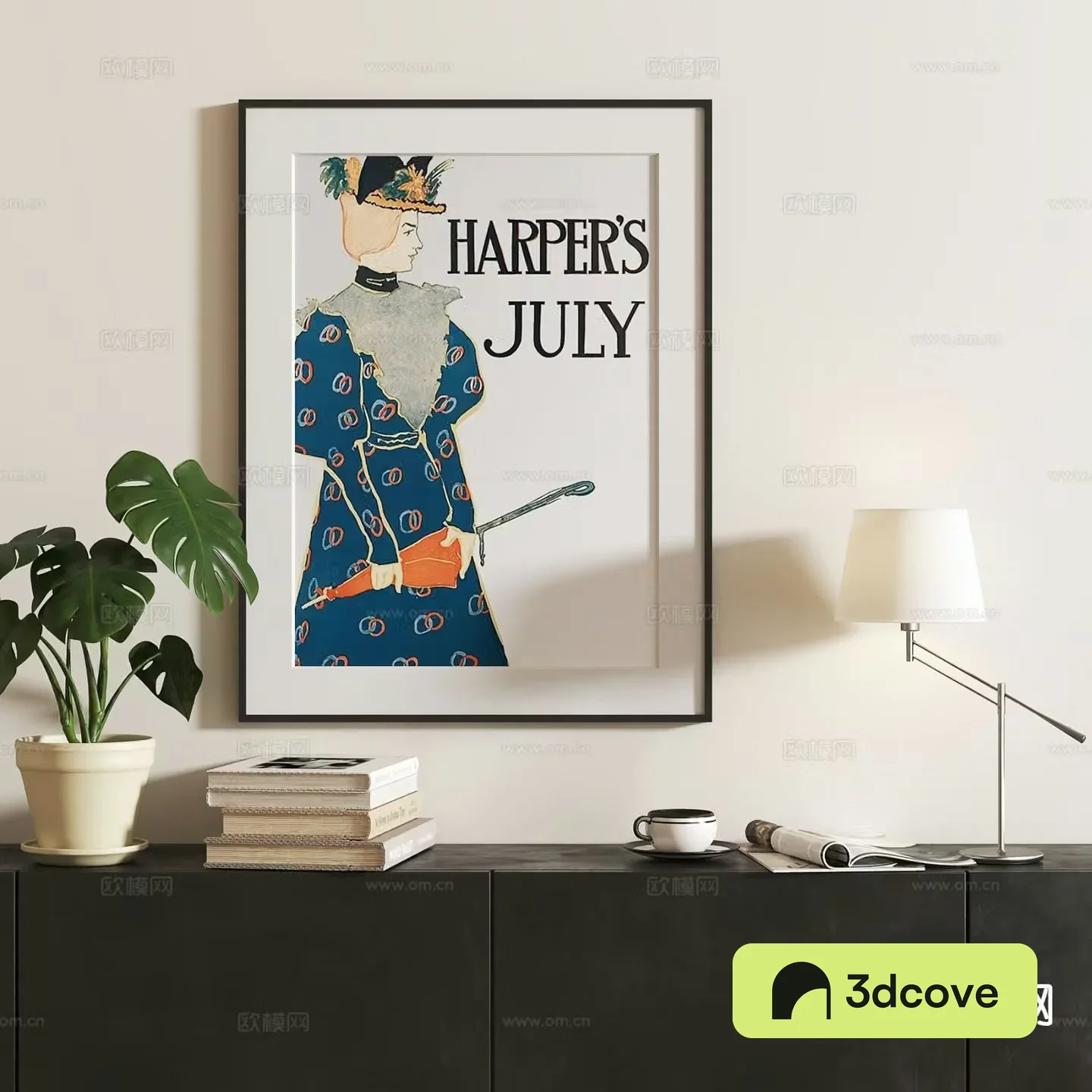 French art hanging painting character hanging painting