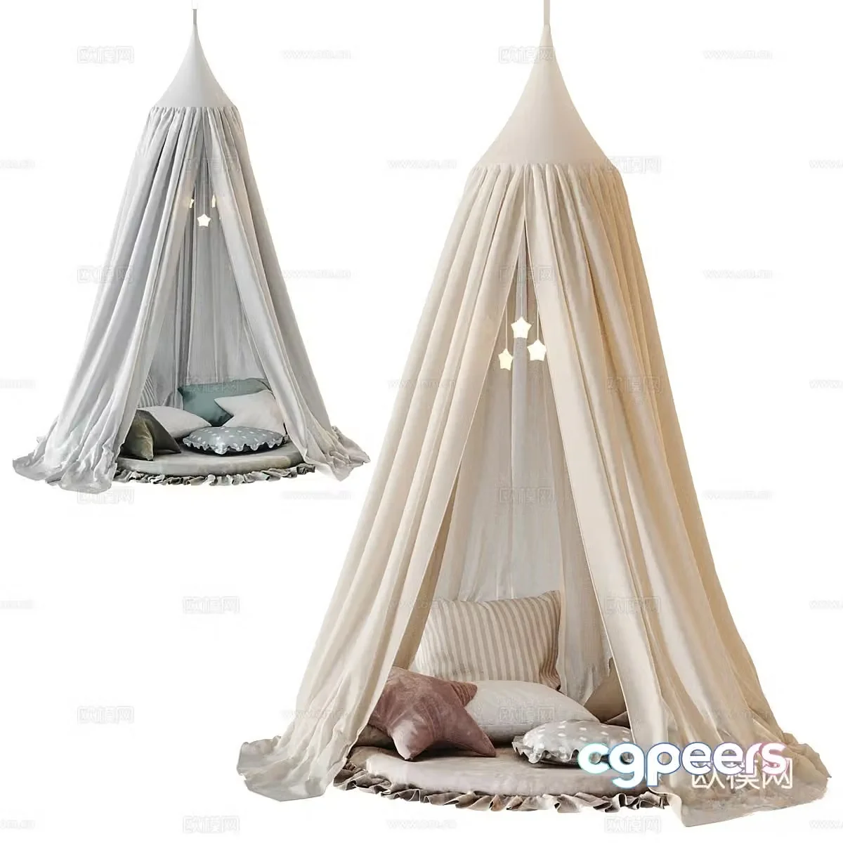 Children’s tent 3d model