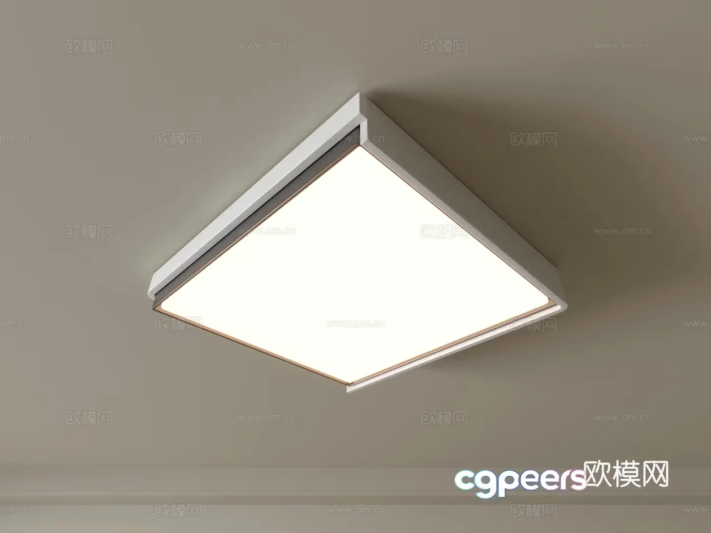 Modern ceiling lamp Geometric ceiling lamp Bedroom lamp Artistic shaped lamp Fashion living room lamp 3D model