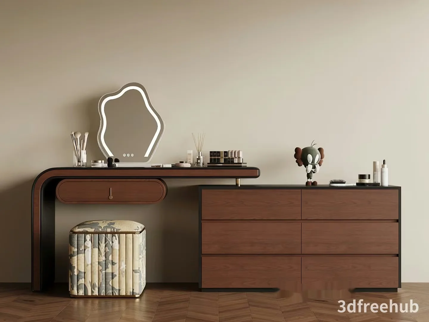 Modern Dressing Table 3D Model – 20523 – VRAY Render