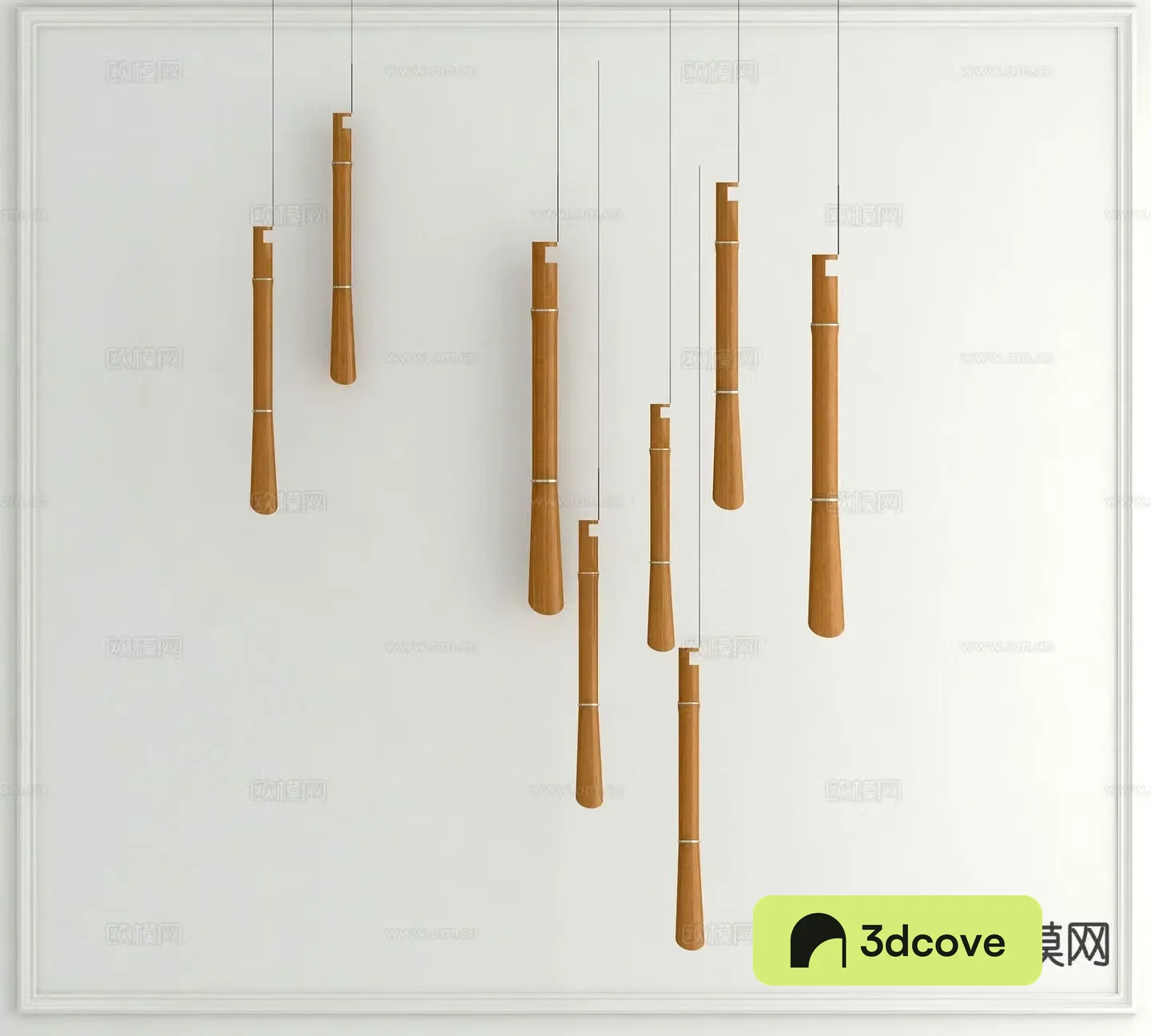 New Chinese style chandelier bamboo chandelier