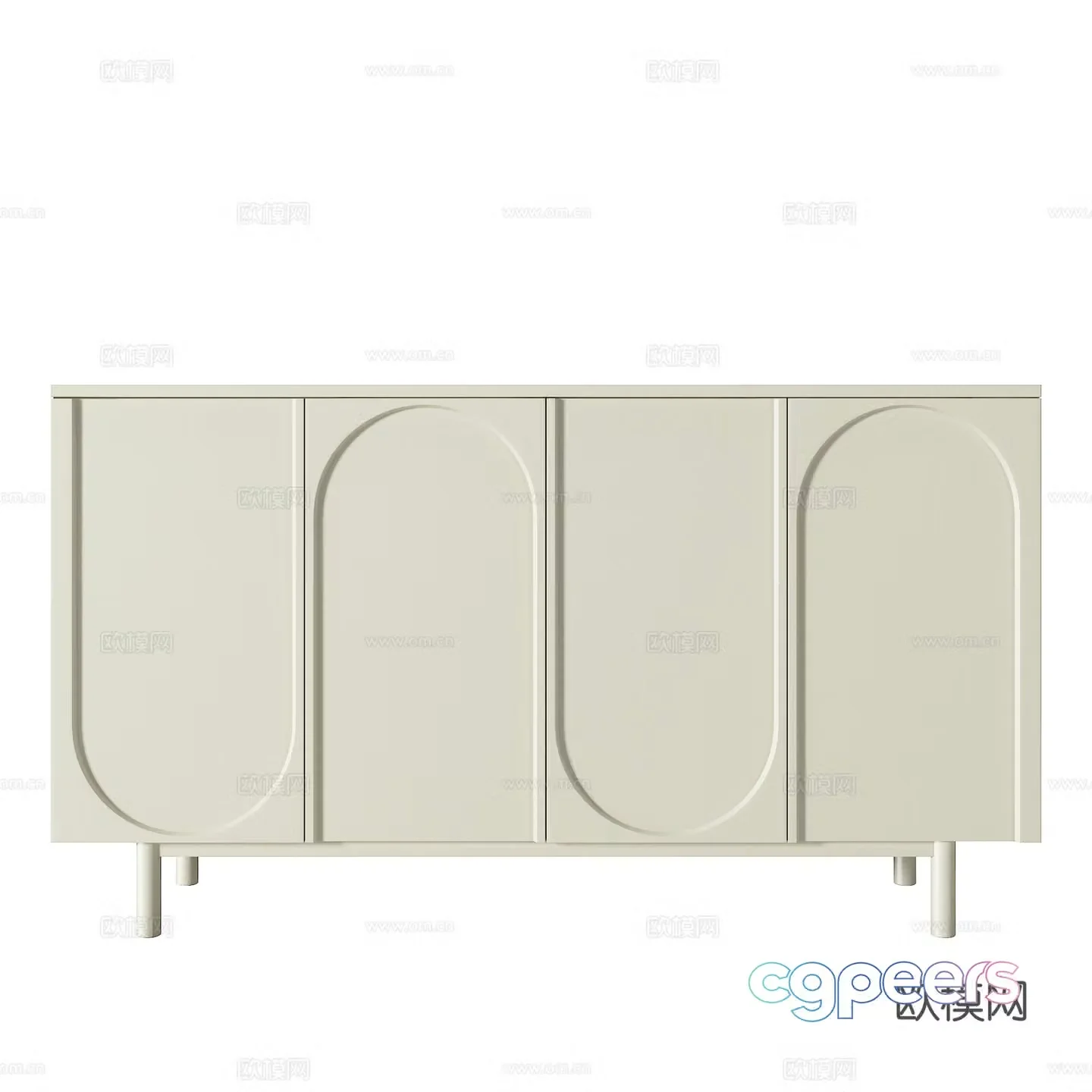 Nordic porch cabinet 3D model