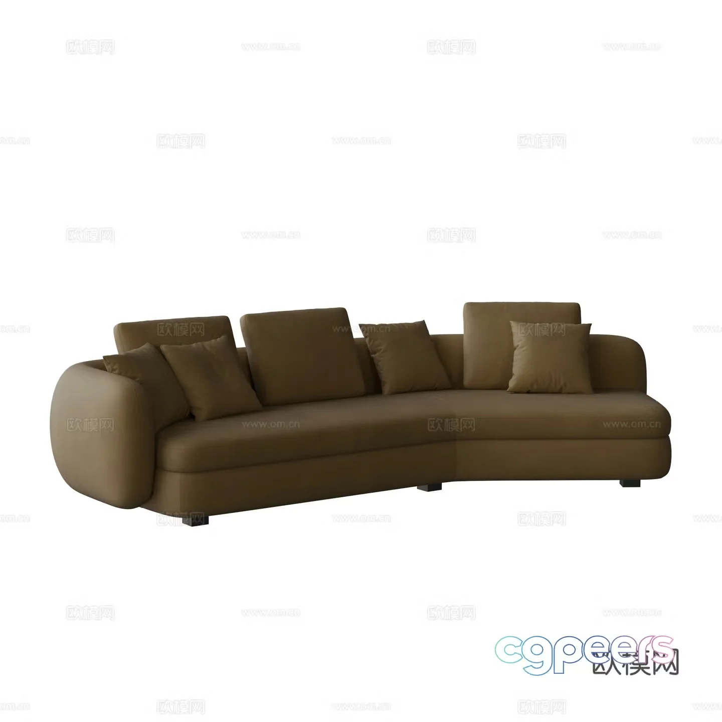 Special-shaped sofa 3d model