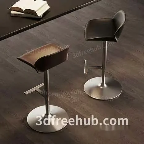 Modern Bar Stools 3D Model – 18731 – VRAY Render