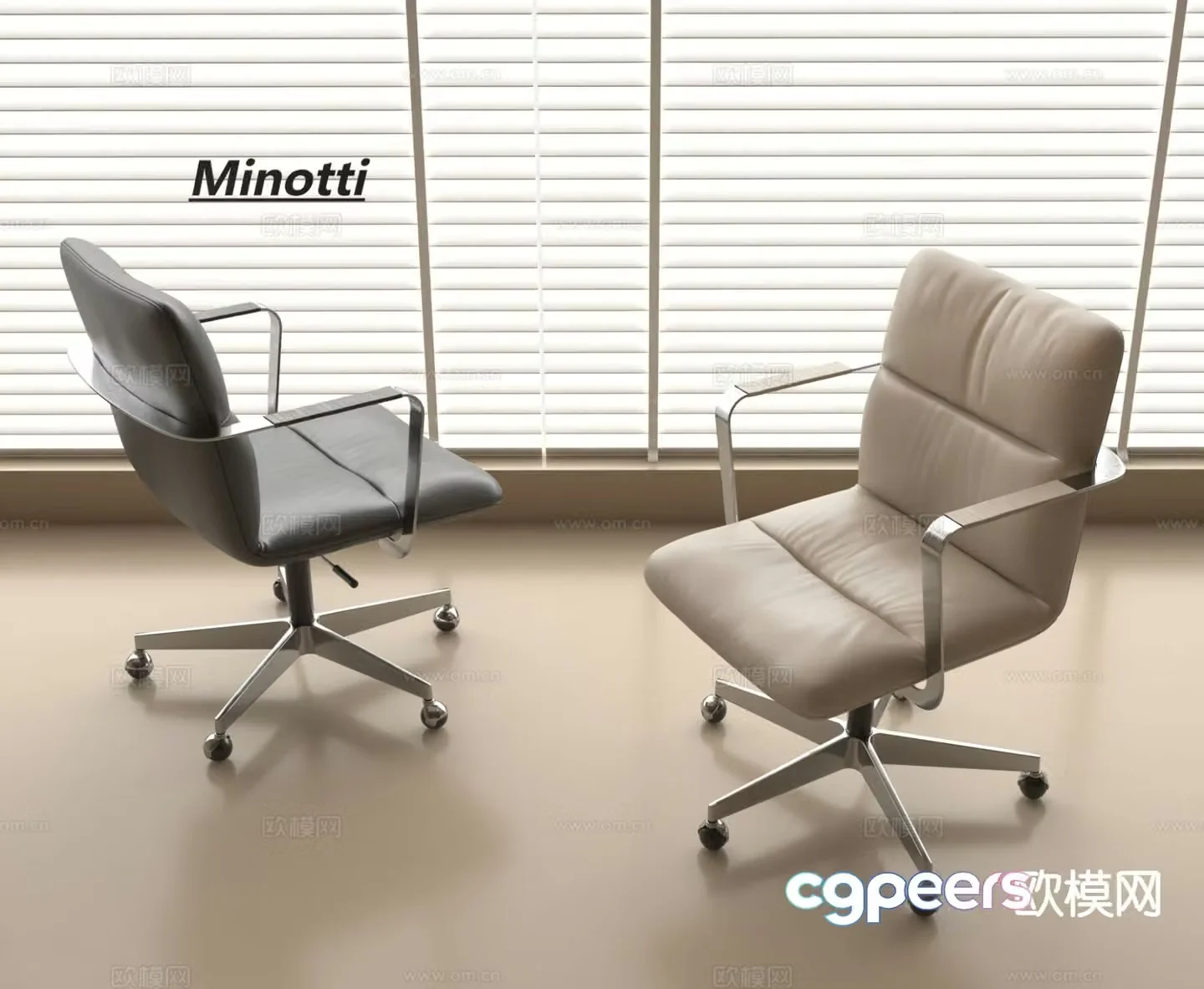 Office chair computer chair staff chair 3d model