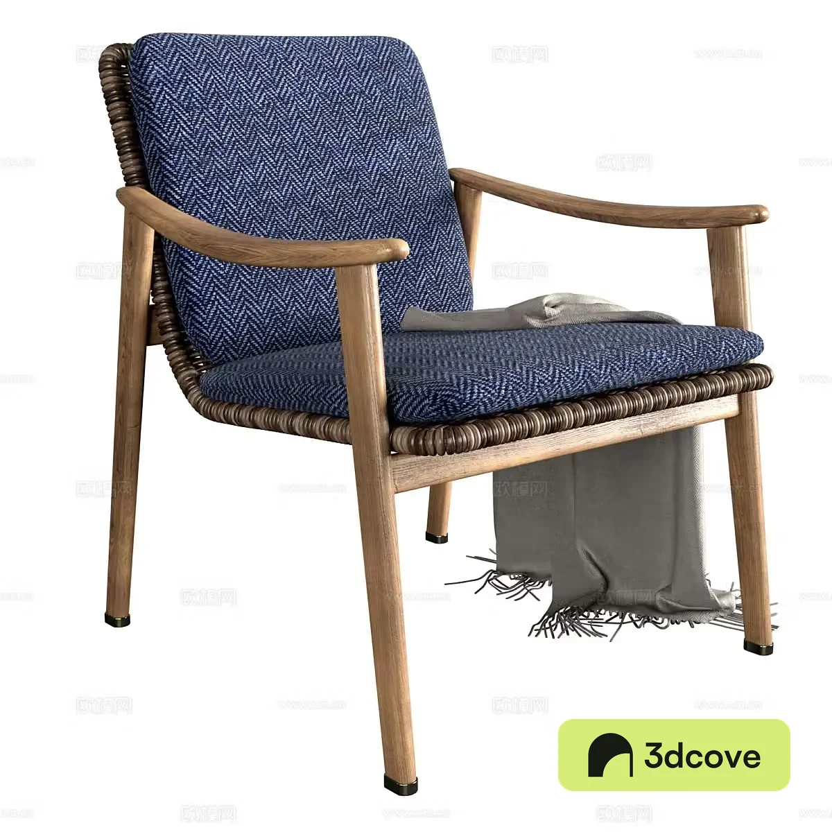 New Chinese style leisure chair armchair