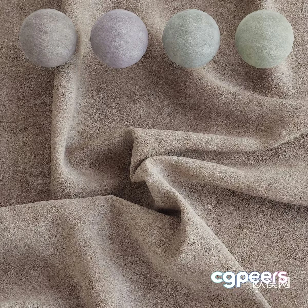 velvet material 3D model