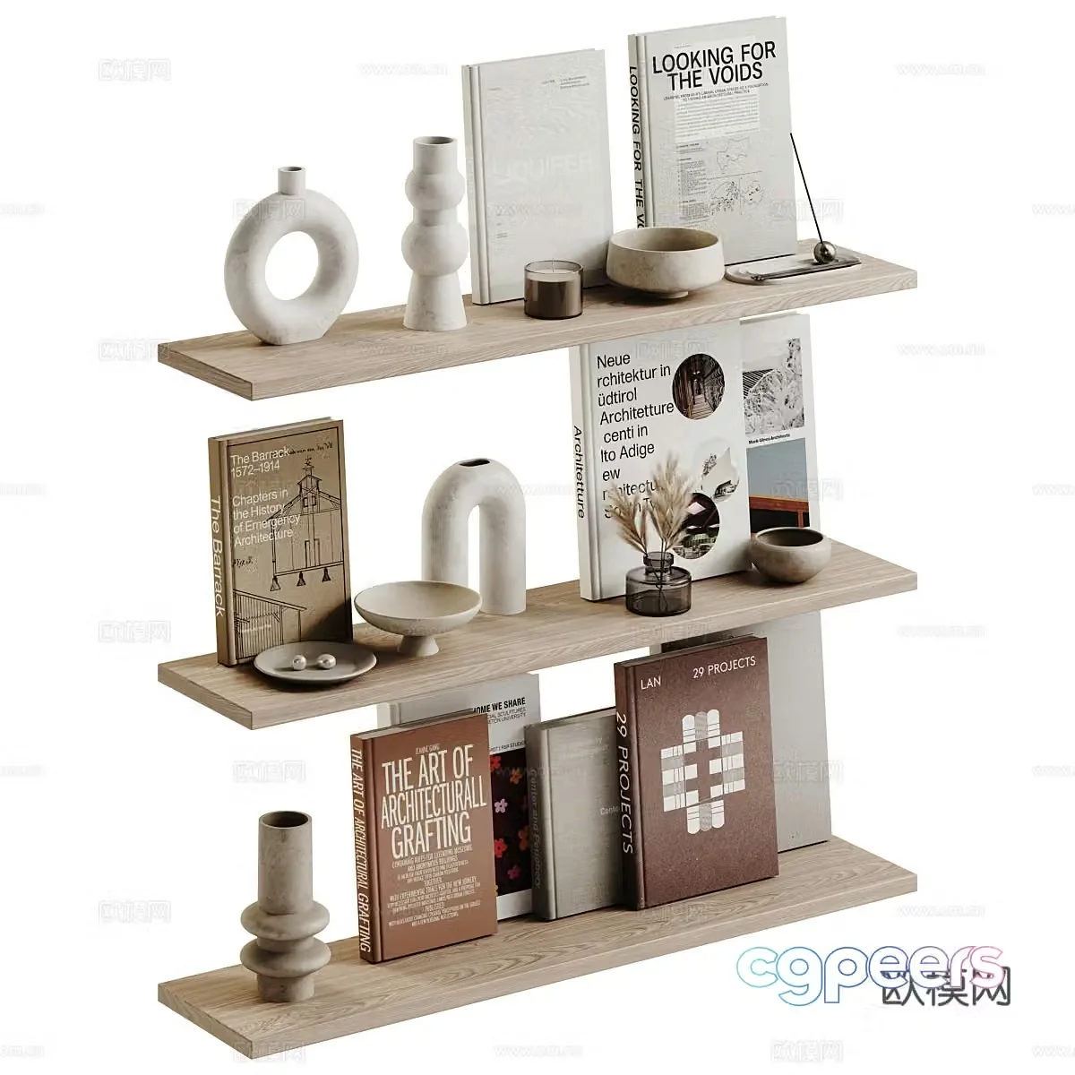 Books and magazines 3d model