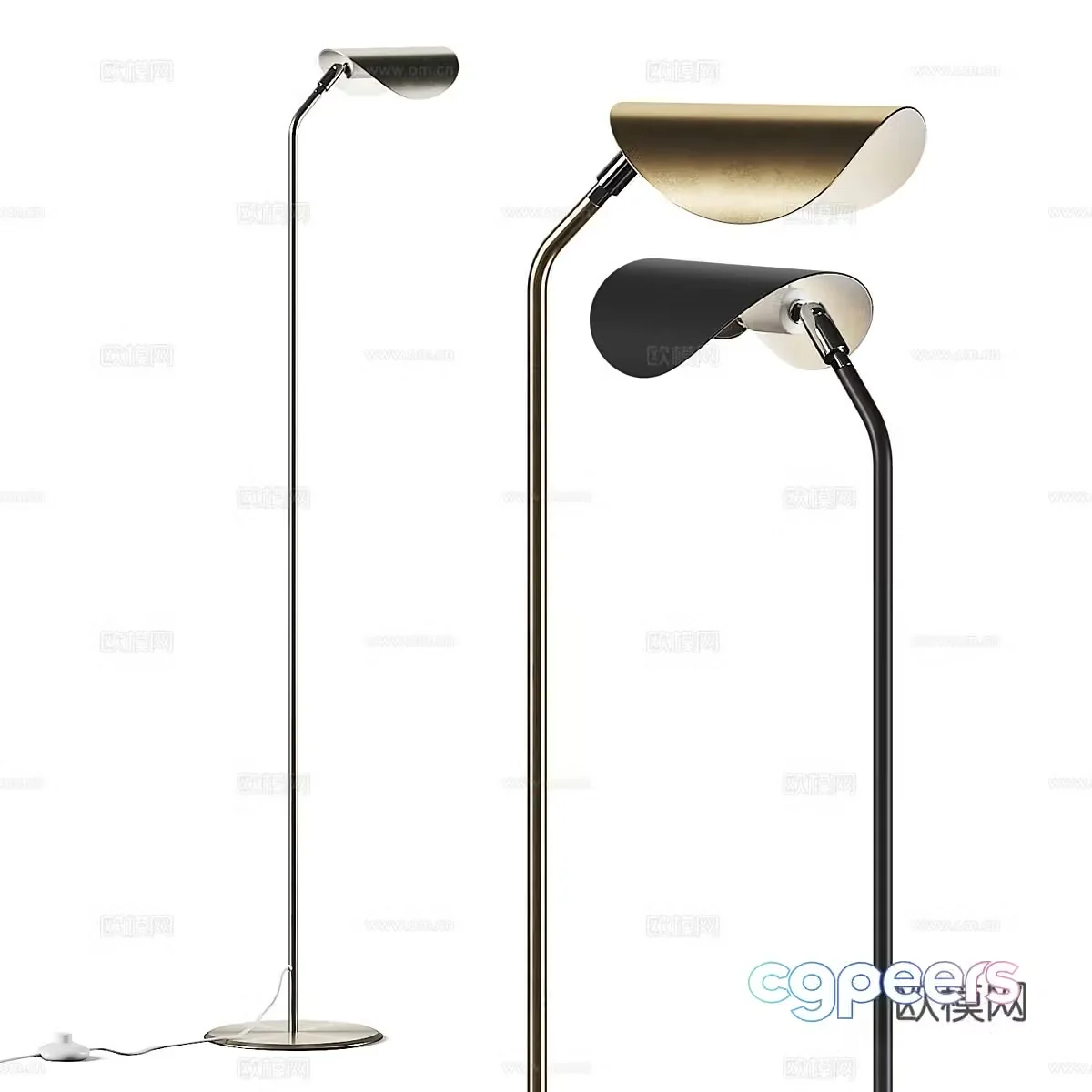 Modern floor lamp 3d model