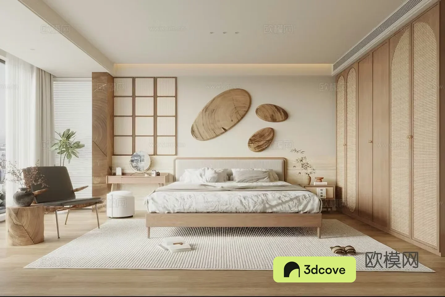 Wasabi bedroom master bedroom 3D model