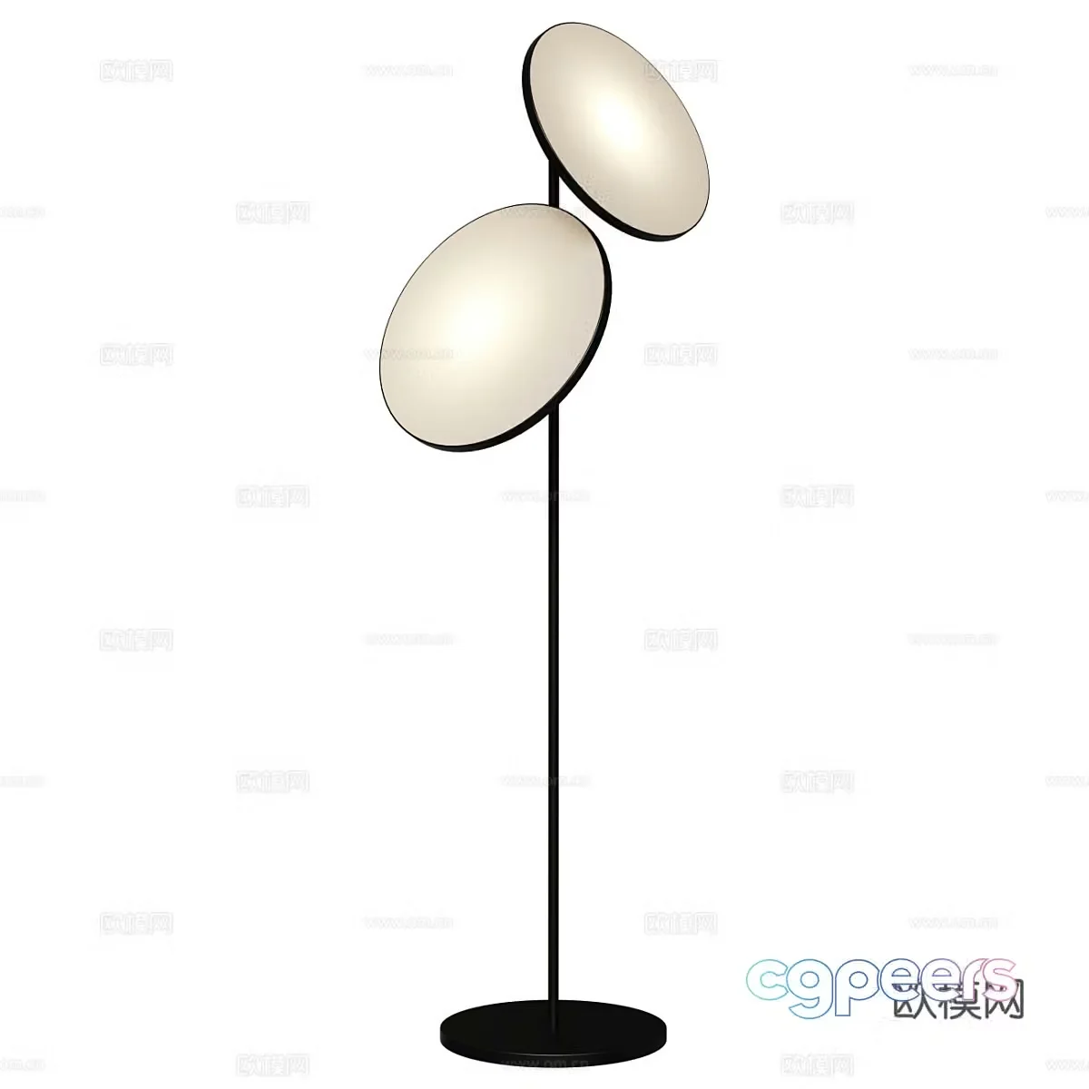 Modern Italian minimalist floor lamp 3d model