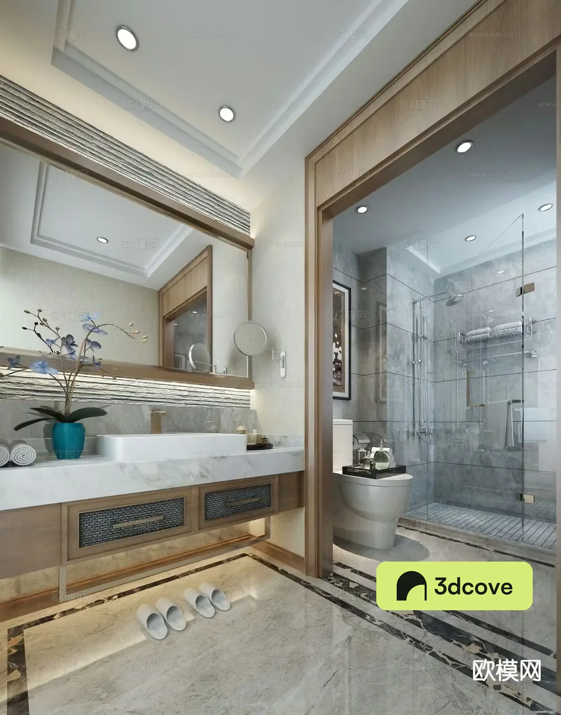 New Chinese style bathroom shower room bathroom