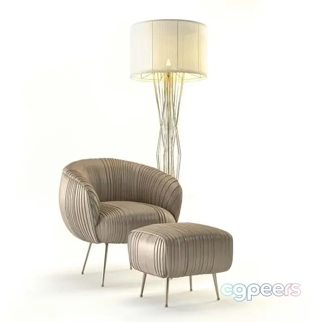 3ds Max Free – SOUFFLE OTTOMAN