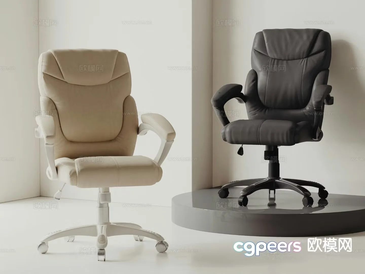 Modern office chair 3d model