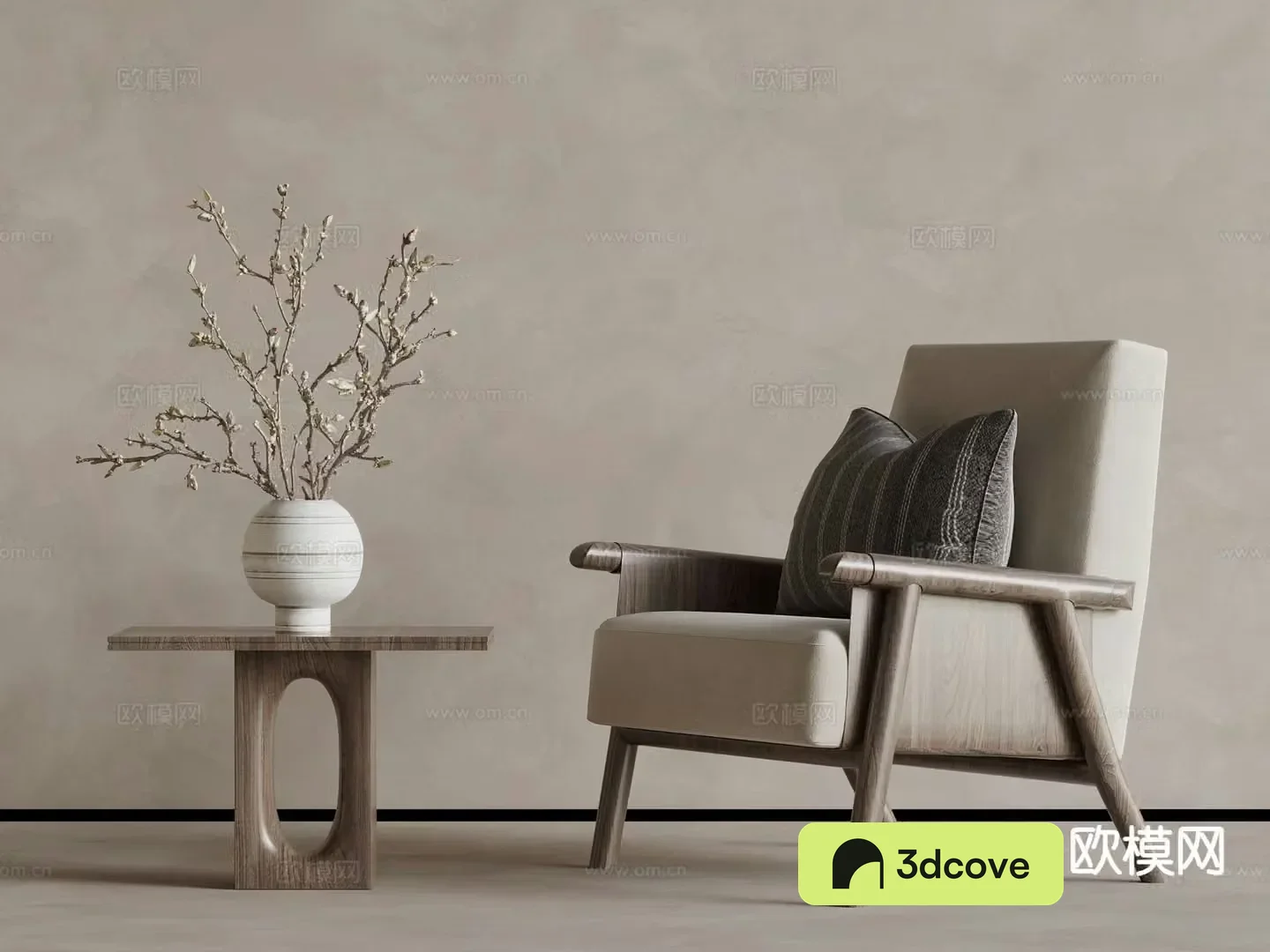 Wabi-sabi chair leisure chair