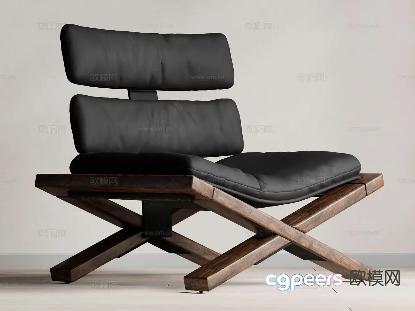 Wasabi chair leisure chair 3d model