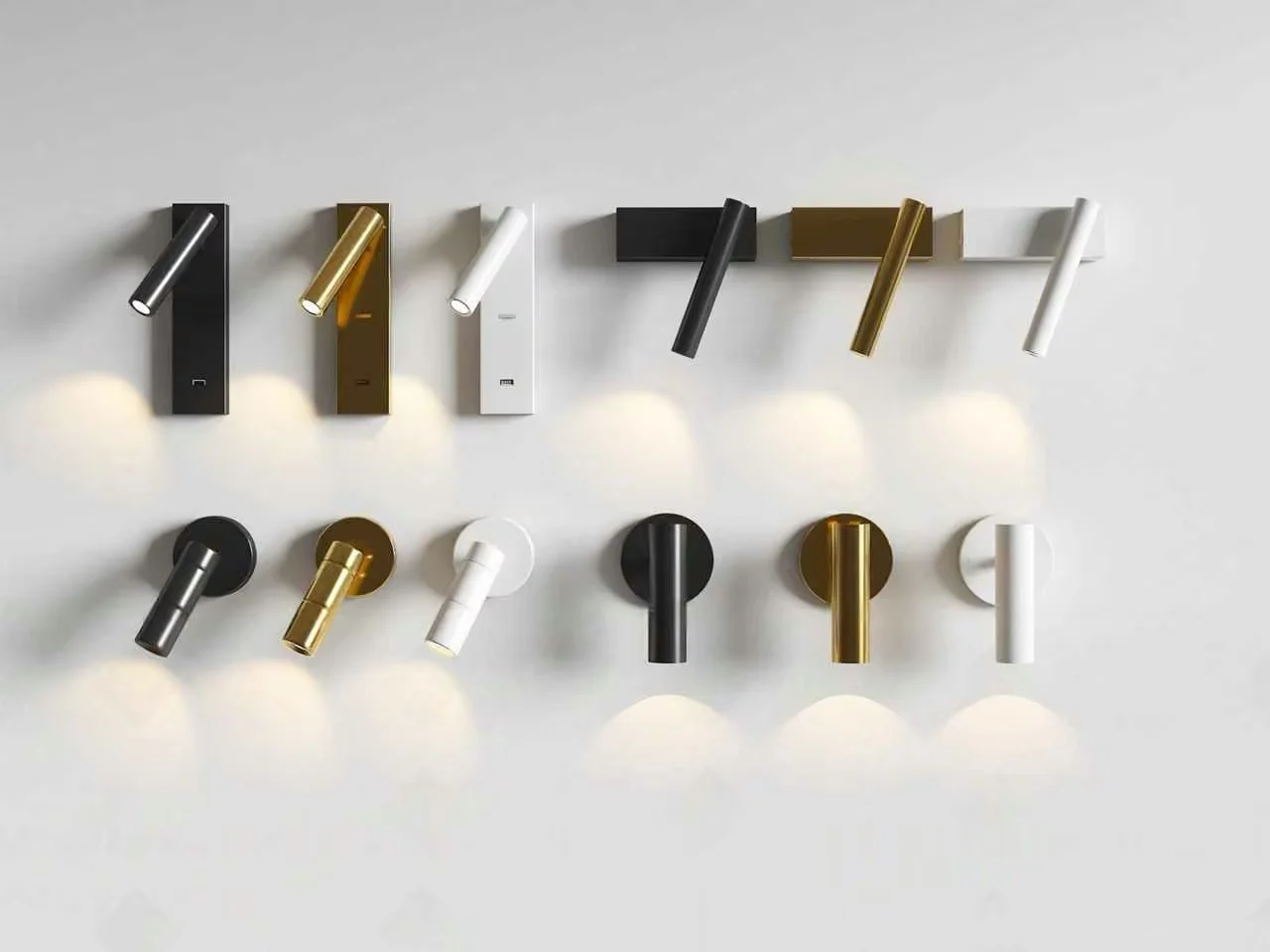 Gold Light Fixtures 3D Model – 13219 – VRAY Render