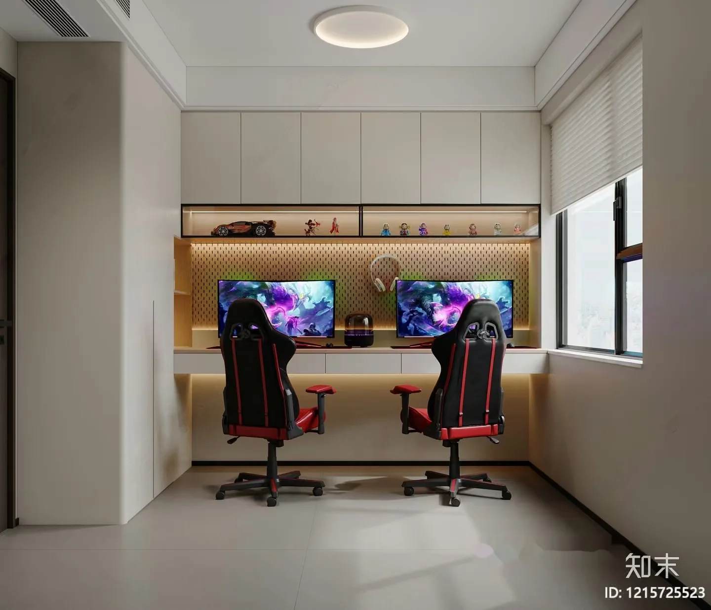 Modern Gaming Room 3D Model – 11952 – VRAY Render