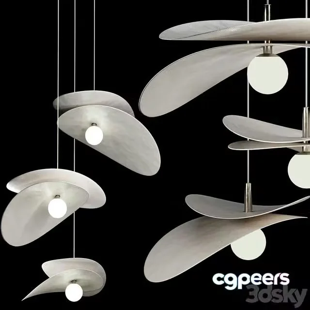 3ds Max Free – Luciole Ceramic Pendant Light by La Vie