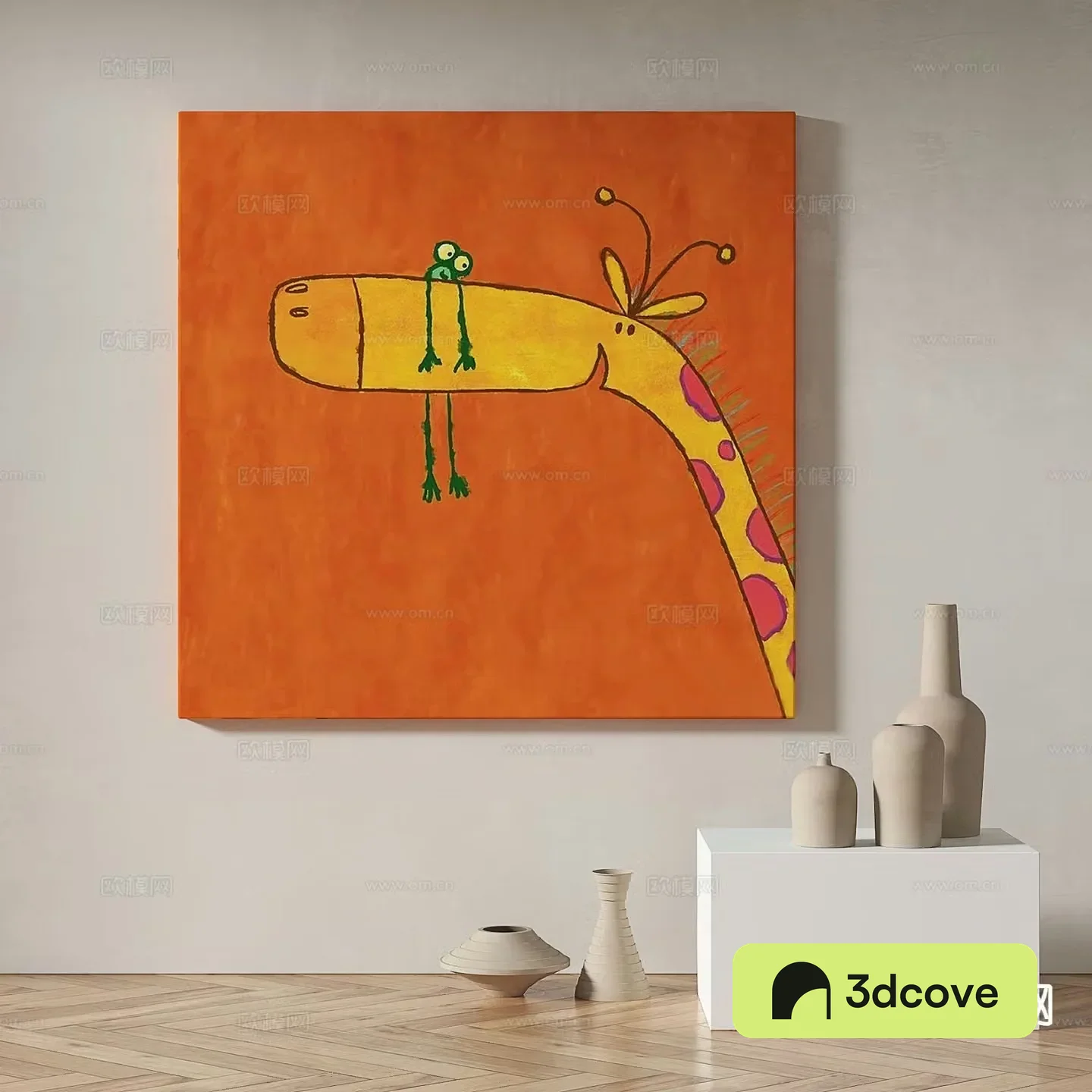 Modern art painting decorative painting