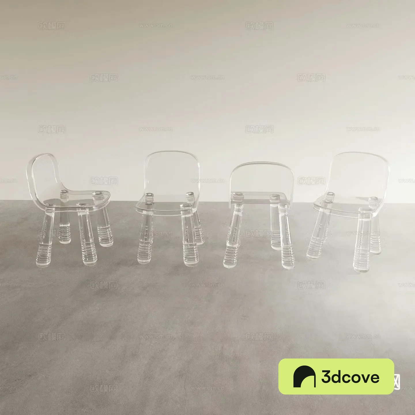 Acrylic chair dining chair