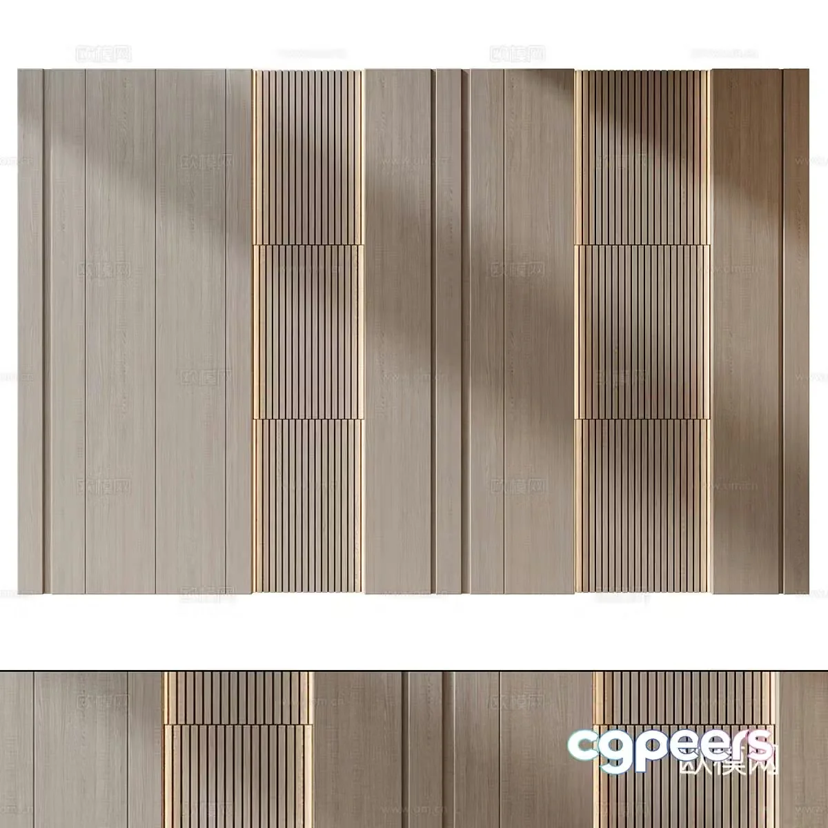 Background wall 3d model