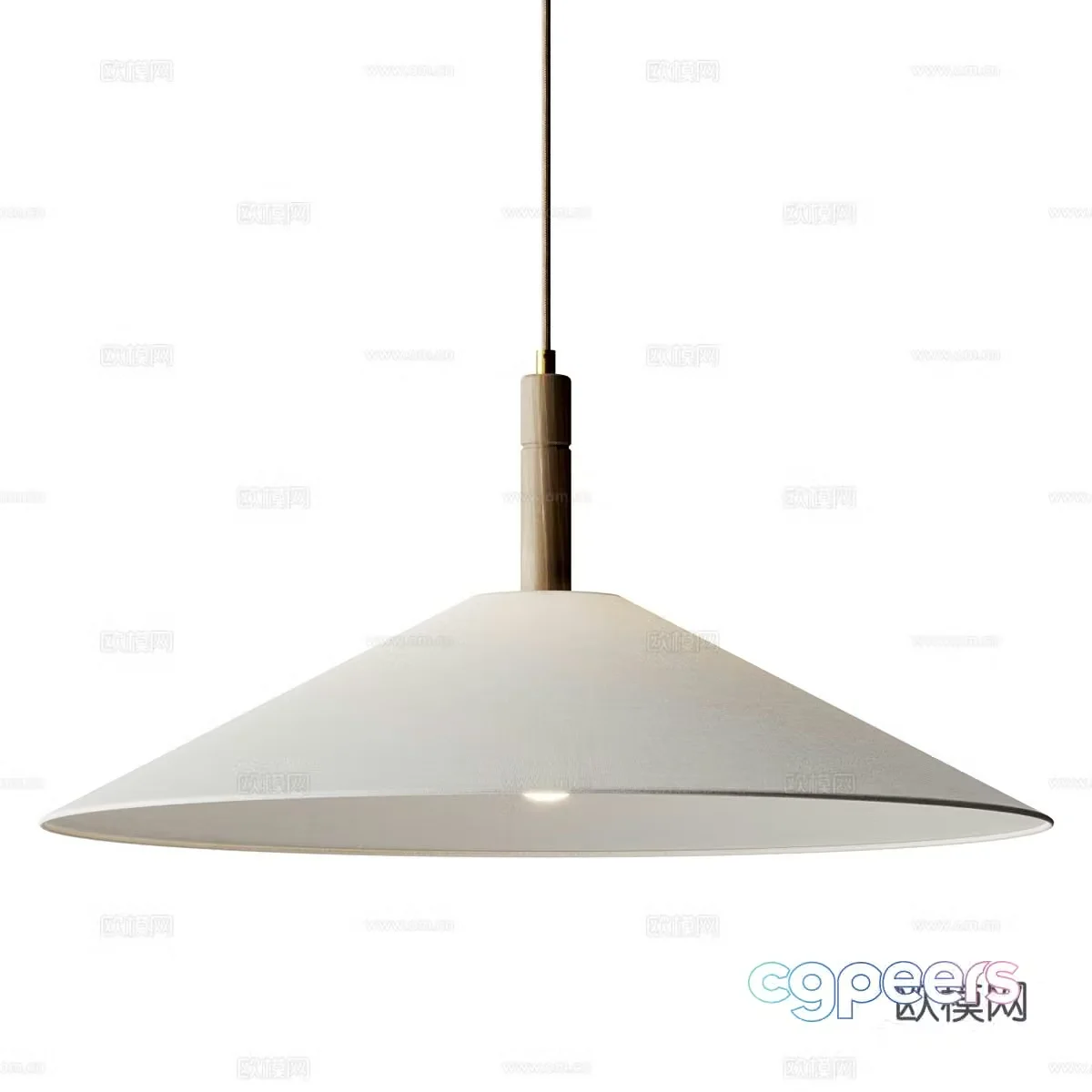 New Chinese style hanging wire lamp 3D model