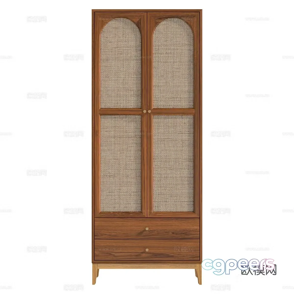 Wasabi Decorative Cabinet Side Cabinet 3D Model