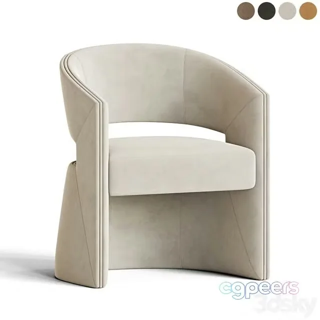 3ds Max Free – Fortune Dining Chair Tecninovainteriors