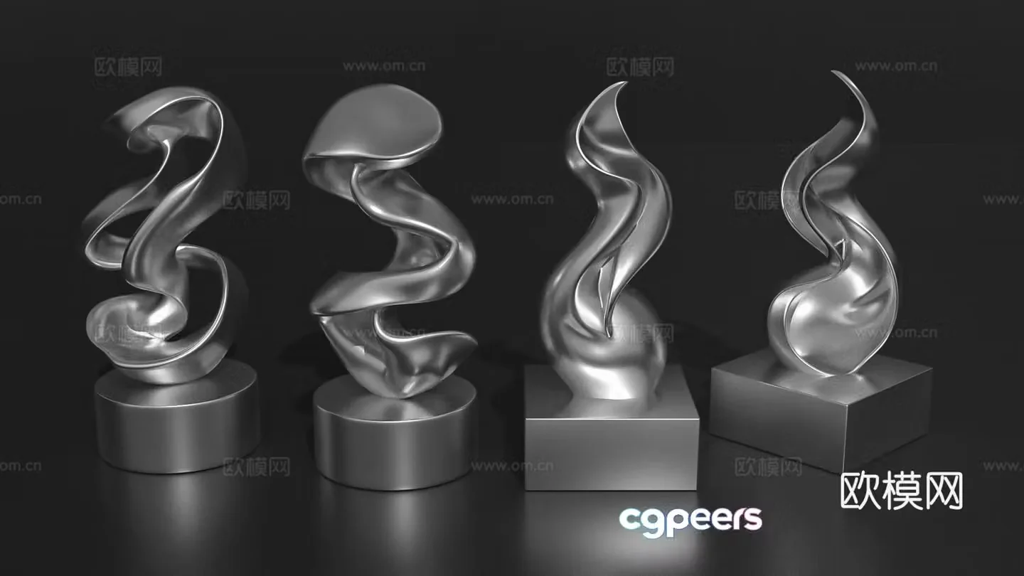 Sculpture carving ornaments art installation trendy toys blind box 3D model