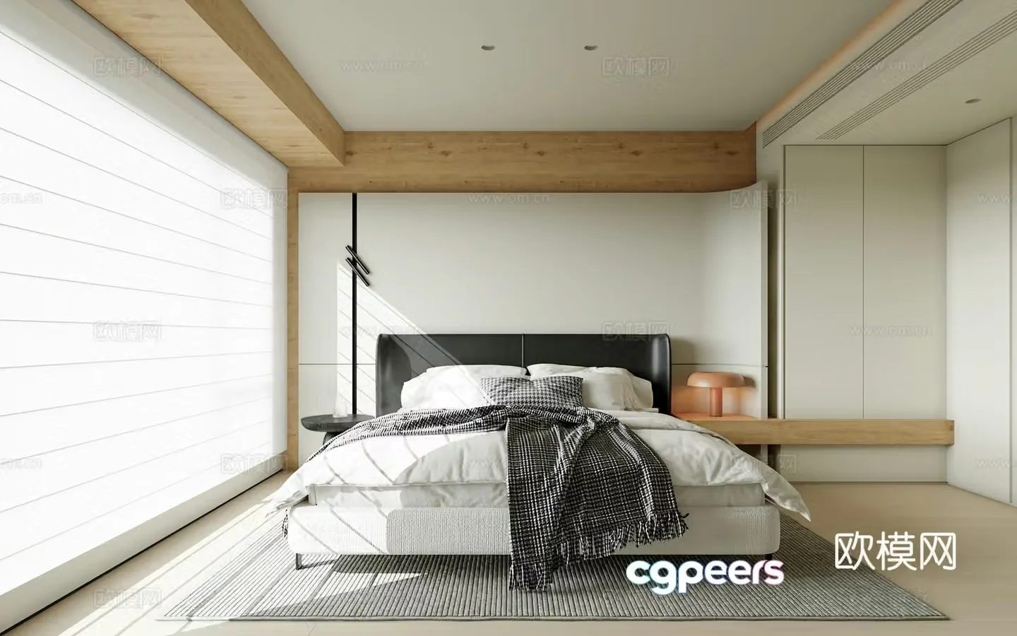 Modern bedroom 3d model